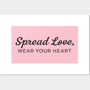 spread love Posters and Art